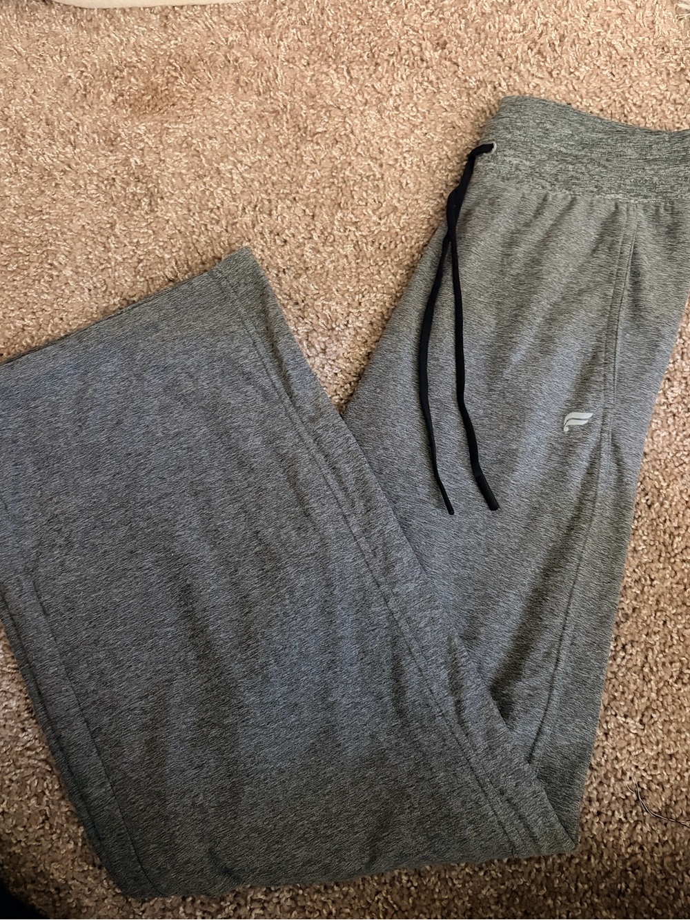 Fabletics Gray Drawstring Sweatpants